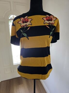 Gucci "Mare Gothicum" Striped T-shirt - Authentic